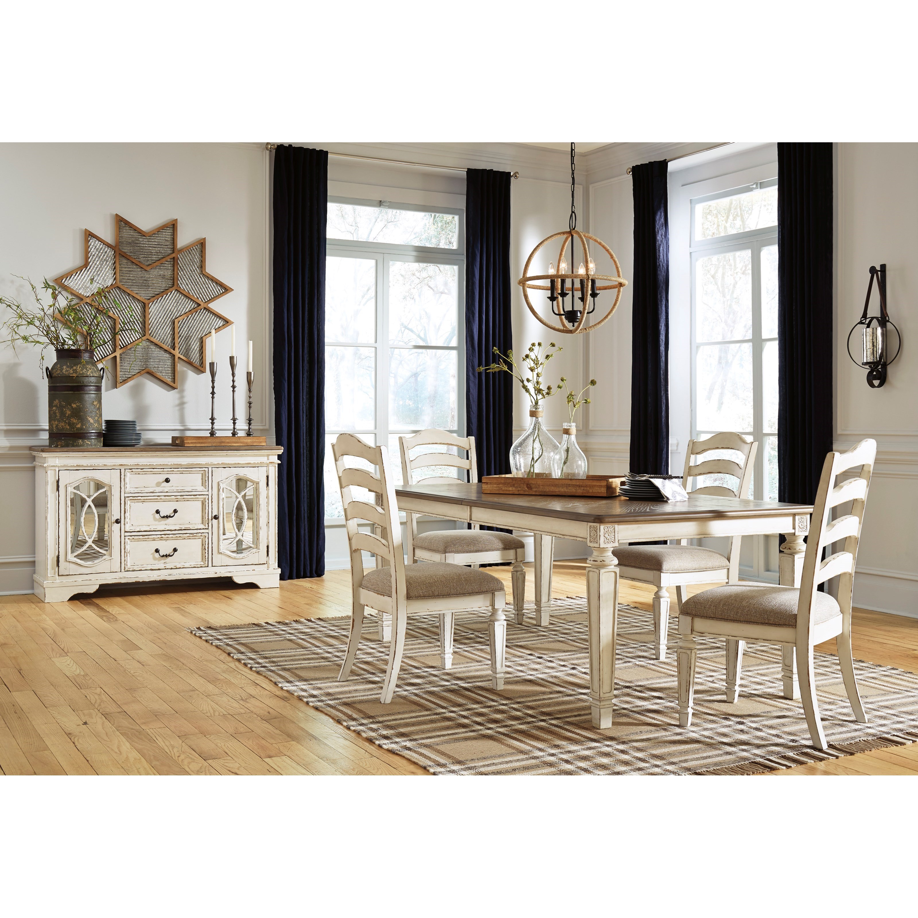 StyleLine Realyn D743 Dining Room Group 6 Casual Dining Room Group EFO Furniture Outlet